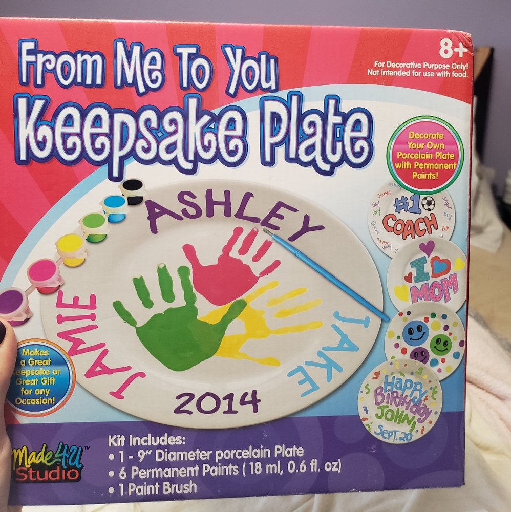 Keepsake plate